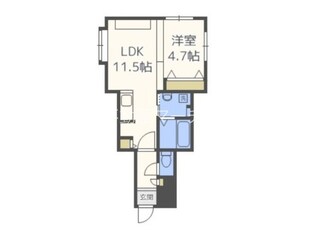 北１８条駅 徒歩4分 4階の物件間取画像